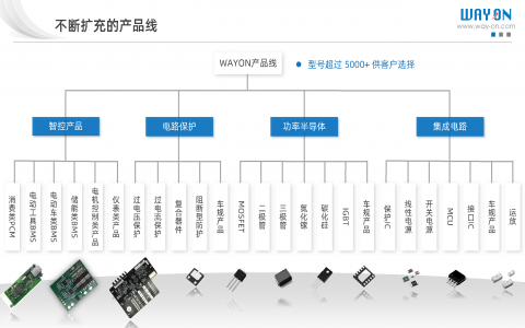 維安產品線(電路保護/功率半導體/IC產品/智控方案)